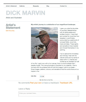 Dick Marvin Website