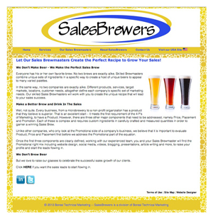SalesBrewers Website